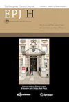 European Physical Journal H雜志封面